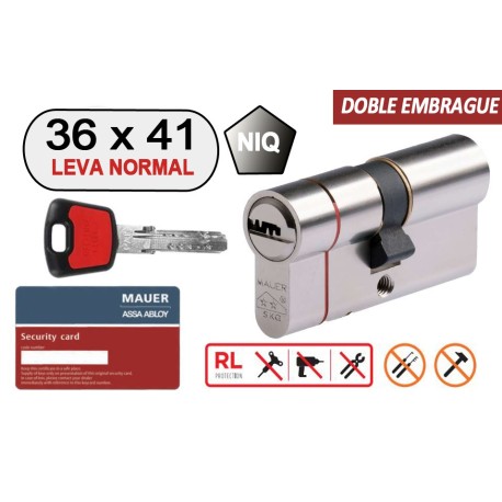 MAUER CILINDRO DOBLE EMBRAGUE ELITE 2 -RED LINE- 36X41 NIQ