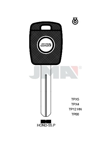 LLAVE JMA TP 00 HOND 55.P