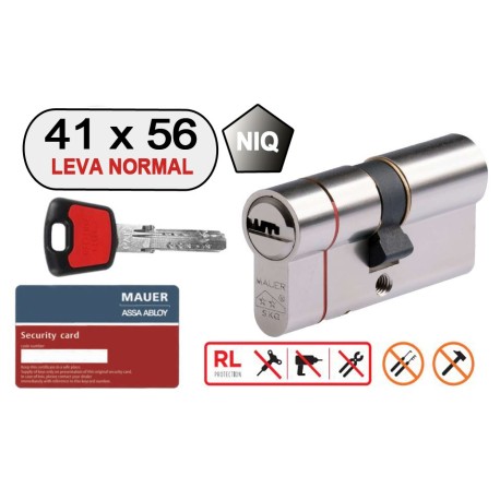 MAUER DOBLE CILINDRO ELITE 2 -RED LINE- 41X56 NIQ