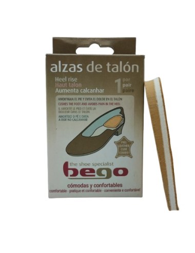 ALZAS BEGO ESPECIAL ESPOLON PIEL (PAR)