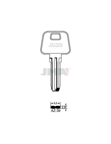 LLAVE JMA SEGUR. AZ 39 ALPACA