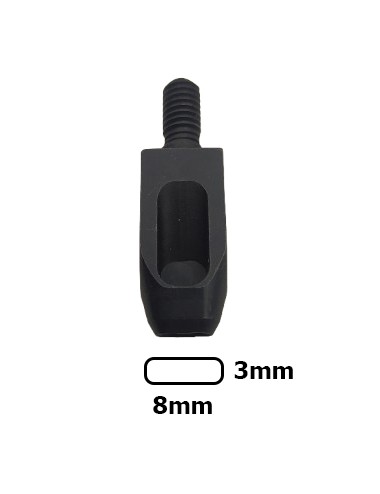BOQUILLA PARA PERFORAR A MAQUINA OVAL. 06 * 3 MM