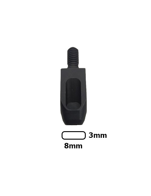 BOQUILLA PARA PERFORAR A MAQUINA OVAL. 06 * 3 MM
