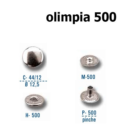 BROCHE  PACK OLIMPIA 500 LATON (25UDS.)