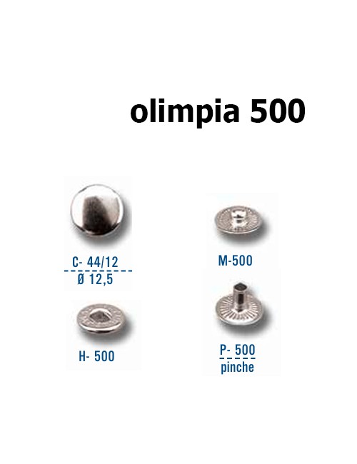 BROCHE  PACK OLIMPIA 500 LATON (25UDS.)