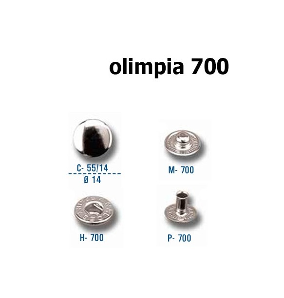 TROQUEL BROCHE ITALIANO/OLIMPIA COMPLETO 4.P