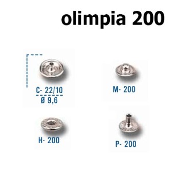 TROQUEL BROCHE ITALIANO/OLIMPIA COMPLETO 4.P