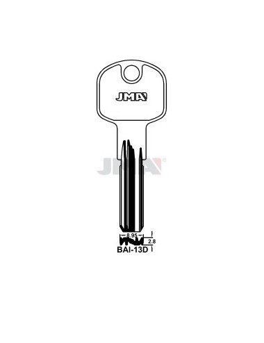 LLAVE JMA SEGUR. BAI 13D