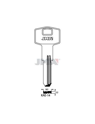 LLAVE JMA SEGUR. KAE 14 LATON