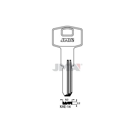 LLAVE JMA SEGUR. KAE 14 LATON