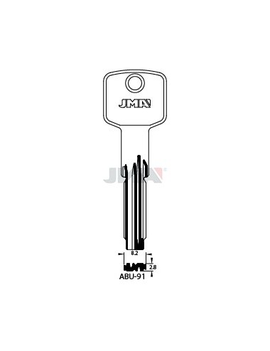 LLAVE JMA SEGUR. ABU 91