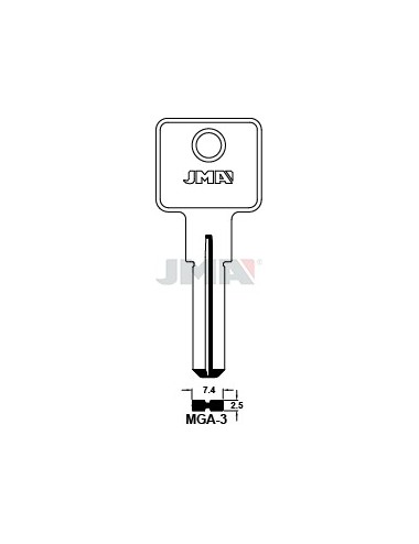 LLAVE JMA SEGUR. MGA 3 (MG10)