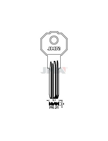 LLAVE JMA SEGUR. PR 21