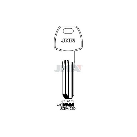 LLAVE JMA SEGUR. UCEM 22D LATON