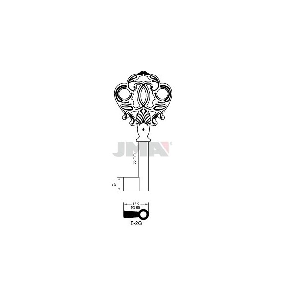 LLAVE JMA ARMARIO E 2G (CV)
