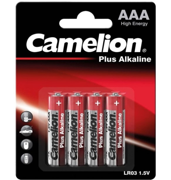 CAMELION PILA PLUS ALCALINA LR03 AAA (BLIS 4)