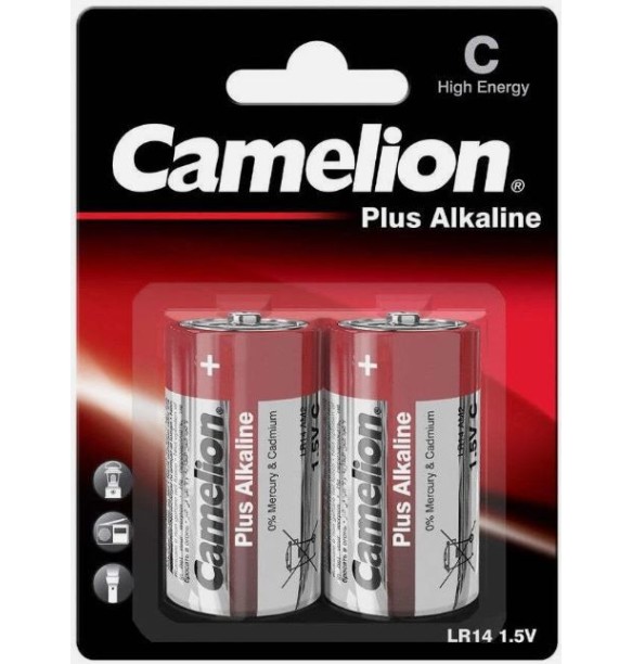 CAMELION PILA PLUS ALCALINA LR14 (BLIS 2)