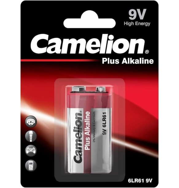 CAMELION PILA PLUS ALCALINA LR61 9V 6LF22 (BLIS 1)