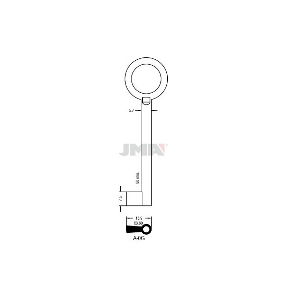LLAVE JMA ARMARIO A 0G