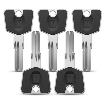 CILINDRO N ALTA SEGURIDAD -HS10- 30X30 NIQ -DOBLE EMBRAGUE-