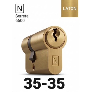 CILINDRO N SERRETA 6600 35X35 LATON
