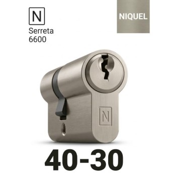 CILINDRO N SERRETA 6600 40X30 NIQ