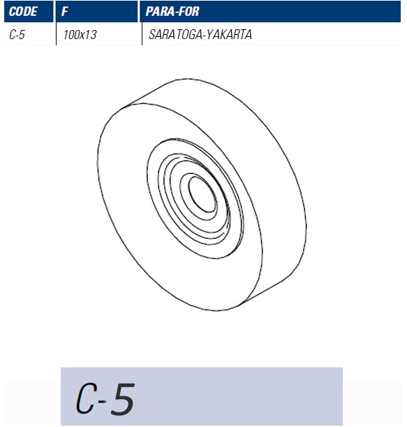 JMA TORNILLO SY 5-31 M6X15 PARA SARATOGA