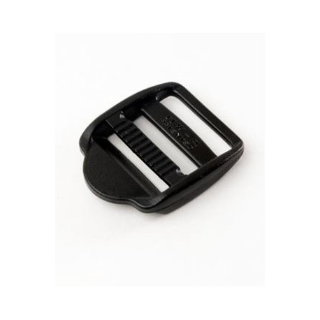 HEBILLA CORREDERA PLASTICO TRIPLE NEGRO LL (UNIDAD)