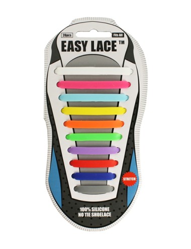 CORDONES EASY LACE PLANOS (DISPLAY)