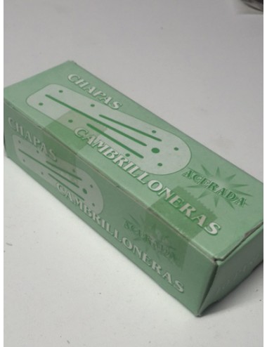 TALONERAS ACERADAS CAJA VERDE (10 PARES)