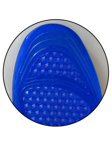Plantilla de Gel con una superficie de microfibra para realizar el contacto con el pie.
Previene dolores y malformaciones de l