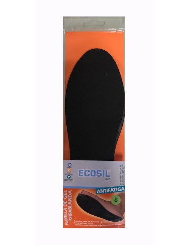 ECOSIL PLANTILLAS GEL EXTRABLANDA NEGRA (PAR)
