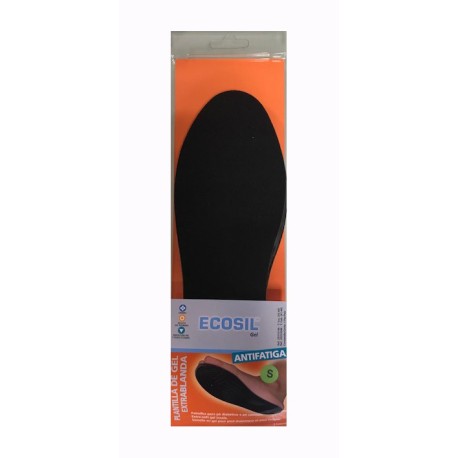 ECOSIL PLANTILLAS GEL EXTRABLANDA NEGRA (PAR)