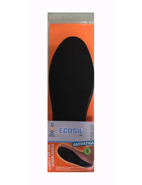 ECOSIL PLANTILLAS GEL EXTRABLANDA NEGRA (PAR)
