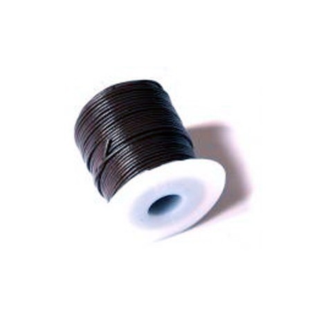 CORDON CUERO REDONDO 1.0 MM. (ROLLO 25MTRS)