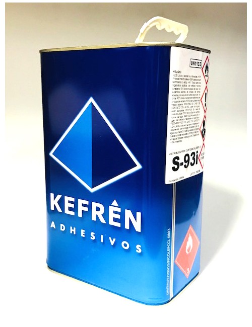 PEGAMENTO CONTACTO KEFREN S-93 I ESPUMAS 5L. AZUL