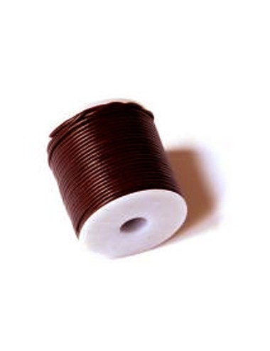 CORDON CUERO REDONDO 1.5 MM (ROLLO 25 MTRS)