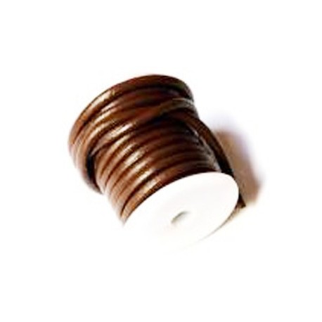 CORDON CUERO REDONDO 5.0 M/M (ROLLO 50 MTRS)