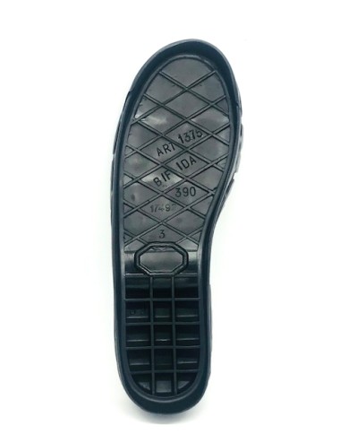 PISO VIBRAM 1375 BIFIDA NEGRO (PAR)