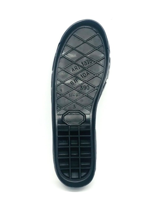 PISO VIBRAM 1375 BIFIDA NEGRO (PAR)