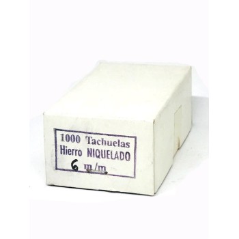 TACHUELAS TAPICERIA HIERRO NIQUEL  (1000UDS)