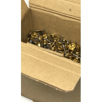 TACHUELAS TAPICERIA HIERRO DORADO (CAJA)
