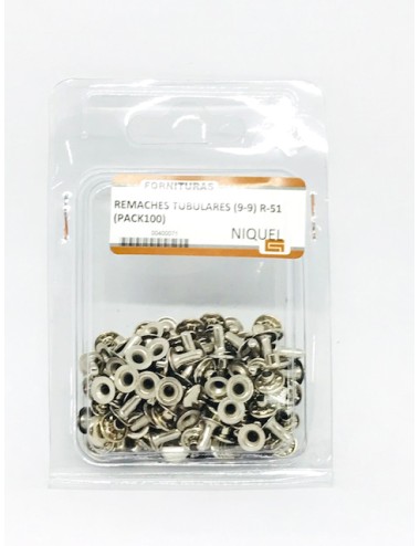 REMACHES TUBULARES (9-9) R-51 (PACK100)