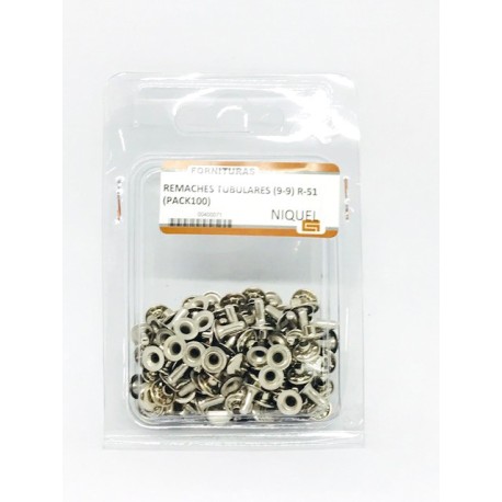 REMACHES TUBULARES (9-9) R-51 (PACK100)