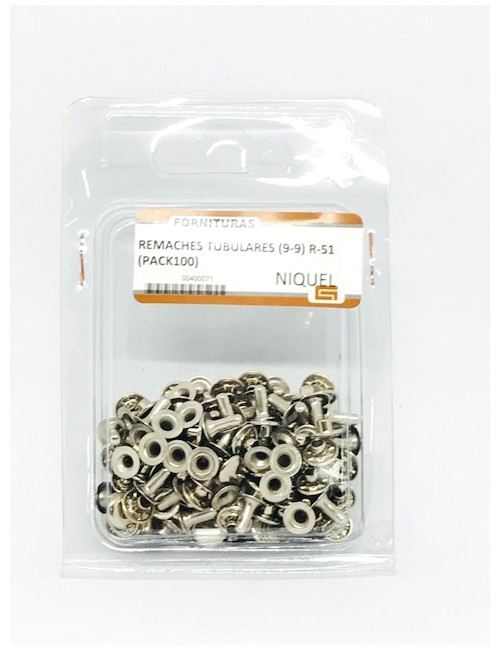 REMACHES TUBULARES (9-9) R-51 (PACK100)