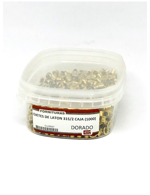 OJETES DE LATON 315/2 CAJA (1000)