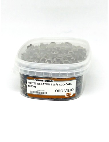 OJETES DE LATON 315/8 LGO CAJA (1000)