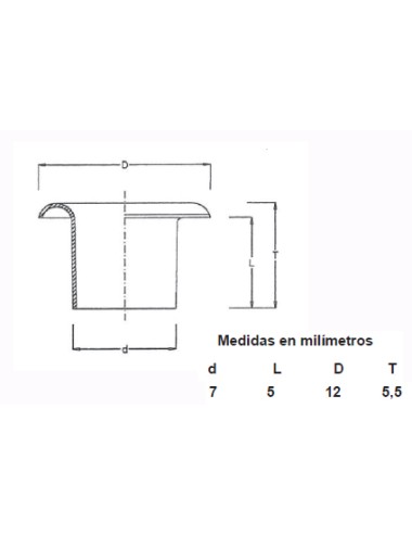 OJETES DE LATON 315/16 BOLSA (5000)