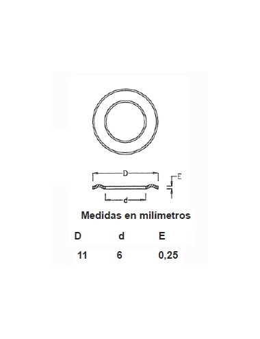 ARANDELAS LATON OJETE 315/8 (1000)