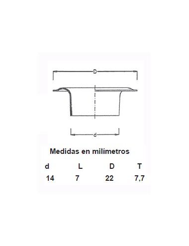 OLLAOS LATON 115/27 (Bolsa 500 uds.)